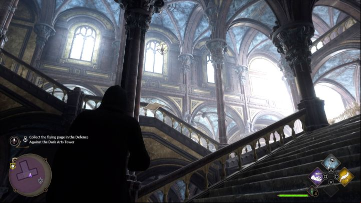 You can find the professor in the courtyard next to the fountain - Hogwarts Legacy: Professor Ronens Assignment - Assignment - Hogwarts Legacy Guide
