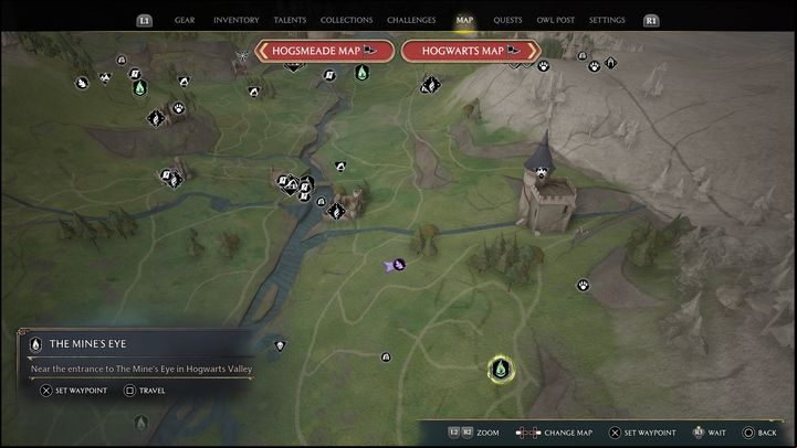 Link to the map: Merlin Trial - Hogwarts Valley #15 - Hogwarts Legacy: Hogwarts Valley - all Merlin Trials - Merlins Trials - Hogwarts Legacy Guide