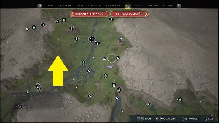 Map Link: Merlin Trial #9 (Hogwarts Valley) - Hogwarts Legacy: Hogwarts Valley - all Merlin Trials - Merlins Trials - Hogwarts Legacy Guide