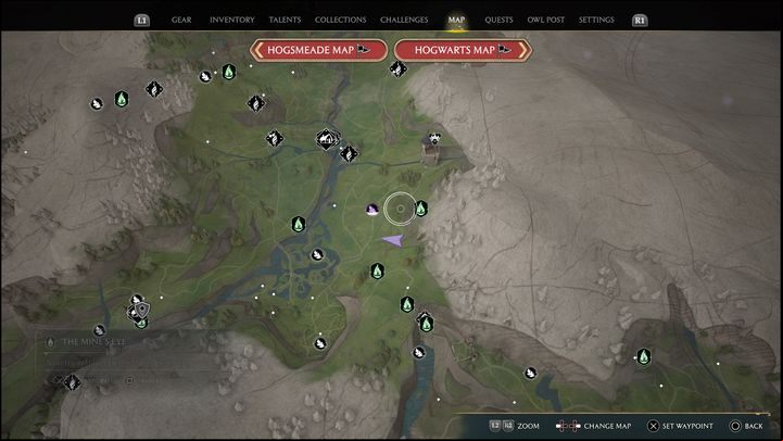 Link to the map: Merlin Trial - Hogwarts Valley #6 - Hogwarts Legacy: Hogwarts Valley - all Merlin Trials - Merlins Trials - Hogwarts Legacy Guide