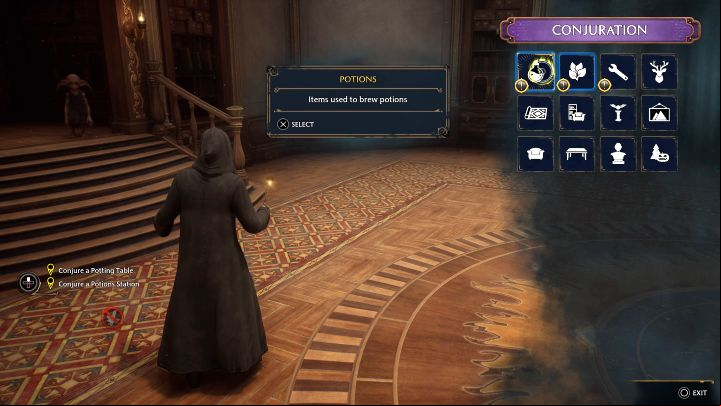 Conjuring Spell allows you to place objects in the Room of Requirement - you will learn it during your first visit - Hogwarts Legacy: How to unlock the Room of Requirement? - Basics - Hogwarts Legacy Guide