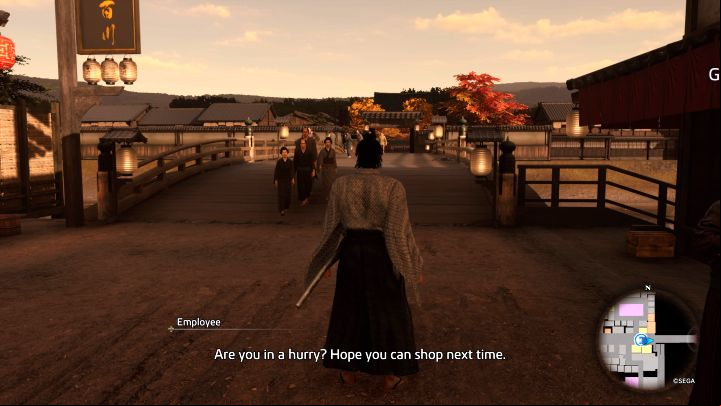 The age to Gion is in the northeastern part of Rakunai (a long bridge) - Like a Dragon Ishin: How to unlock other districts of Kyo City? - Campaign - Like a Dragon Ishin Guide
