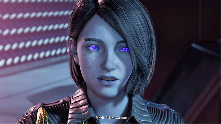 Making bad choices will cause Nikki/The Matriarch to "restart" the scene - Guardians of the Galaxy: Chapter 15 - walkthrough, solution - Walkthrough - Guardians of the Galaxy Guide