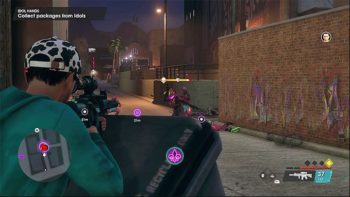You'll face the final group of Idols in the alley - Saints Row 2022: Idol Hands - walkthrough - Walkthrough - Saints Row Guide, Walkthrough