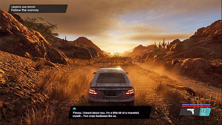 You must go meet Gwen at Rojas Desert North - Saints Row 2022: Observe and Report - walkthrough - Walkthrough - Saints Row Guide, Walkthrough