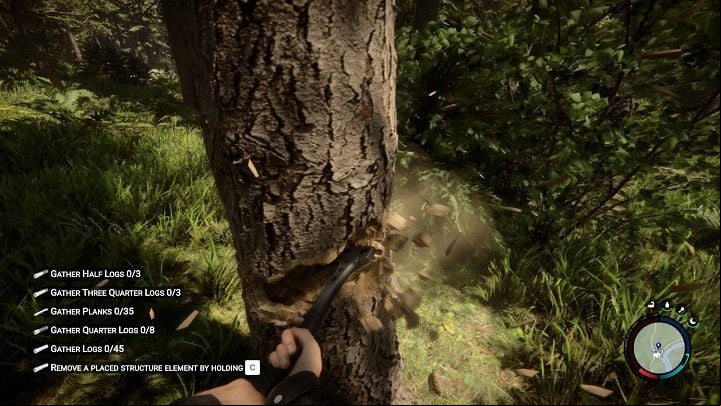 To get a log, you must first cut down a tree - Sons of the Forest: Log processing - Resources and crafting - Sons of the Forest Guide