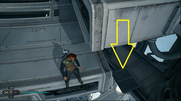 Then you will have to use the BD-1 skill on the fuse to open the door - Jedi Survivor: Observatory Understructure - list of secrets - Koboh - Star Wars Jedi Survivor guide