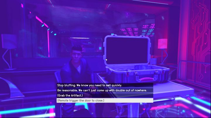 The negotiations will take place in the VIP section - Starfield: All That Money Can Buy - walkthrough - Main missions - Starfield Guide