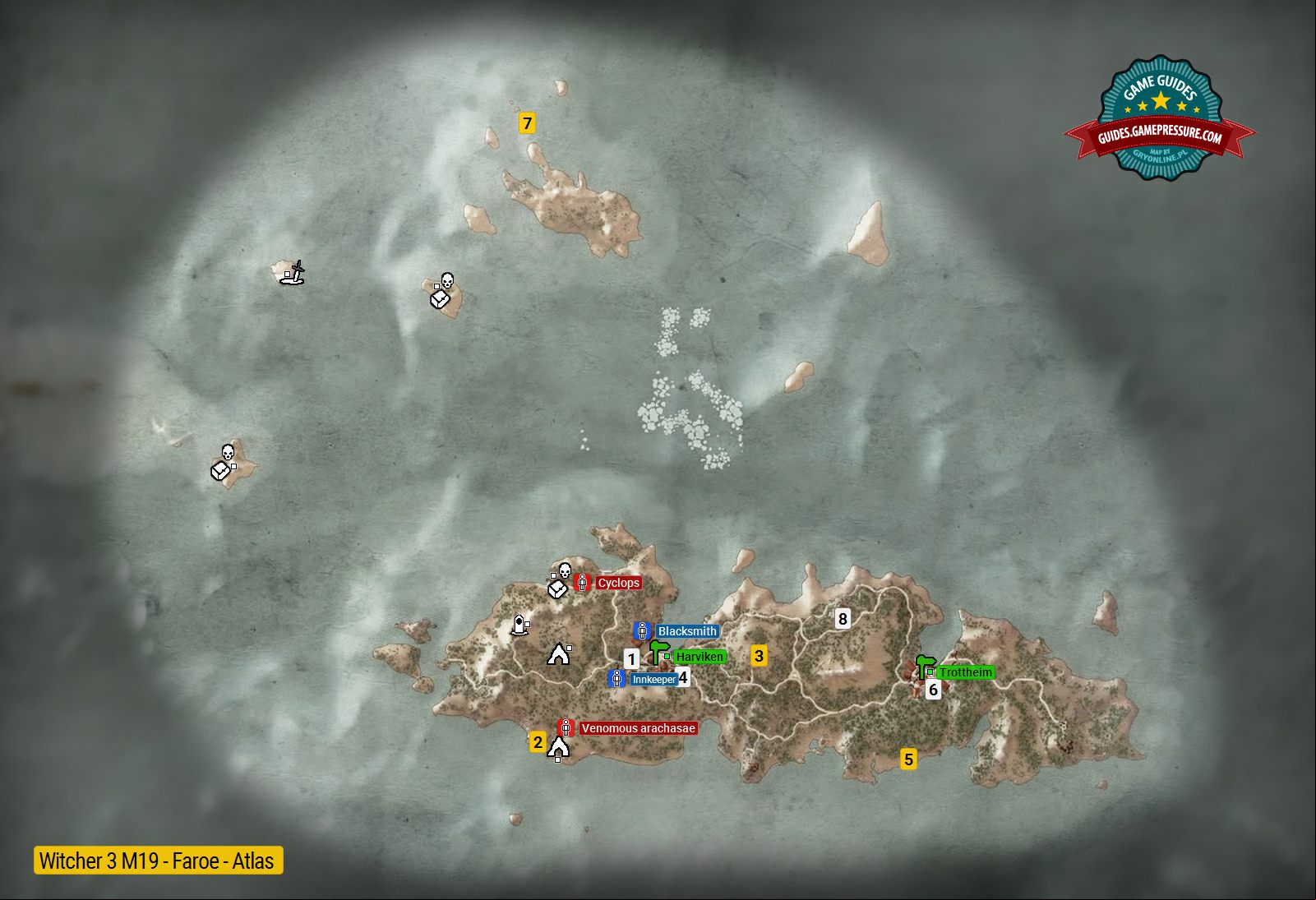 Witcher 3 M19 - Faroe - Atlas Witcher 3 M19 - Faroe - Atlas