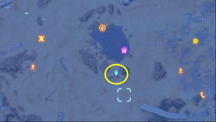 Reach the vending machine in Oasis location (central part of the map) - Stellar Blade: All Cans map - Secrets and Collectibles - Stellar Blade Guide