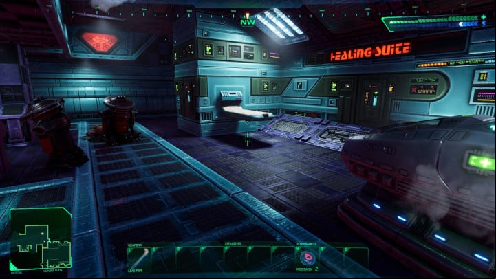 To draw the weapon, just press that key again or click on the number assigned to the weapon on the quick access bar at the bottom of the screen - System Shock Remake: How to holster a weapon? - FAQ - System Shock Remake Guide