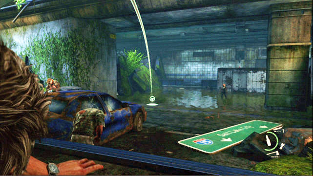 Once at the other side, keep to the left wall - The Last of Us: Underground Tunnel, Bus Depot Walkthrough, map - Bus Depot - The Last of Us Guide