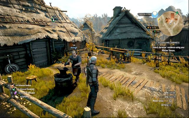 Lindenvale Blacksmith - The Witcher 3 Wild Hunt: List of merchants - gear map - Witcher gear pieces - best weapons and armors - The Witcher 3 Wild Hunt Guide