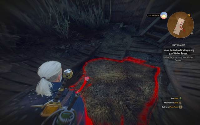 Examine the carpet in the house in order to open the age - The Witcher 3 Wild Hunt: Side quests in Kaer Trolde - list, walkthrough - Kaer Trolde - The Witcher 3 Wild Hunt Guide